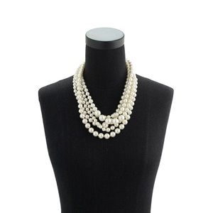 J Crew Pearl twisted hammock necklace